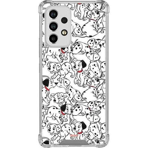 Disney 101 Dalmatians Pattern Galaxy A53 5G Clear Case