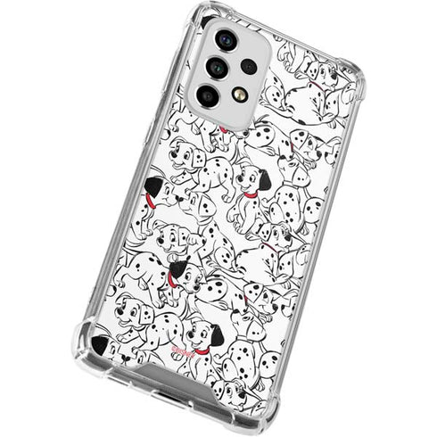 Disney 101 Dalmatians Pattern Galaxy A53 5G Clear Case