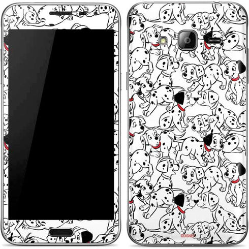 Disney 101 Dalmatians Pattern Galaxy J3 Skin
