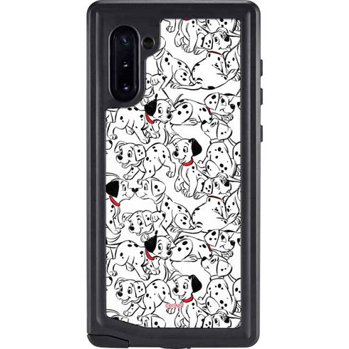 Disney 101 Dalmatians Pattern Galaxy Note 10 Waterproof Case