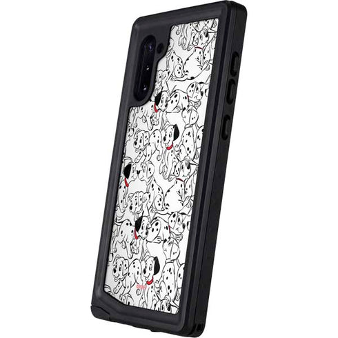 Disney 101 Dalmatians Pattern Galaxy Note 10 Waterproof Case