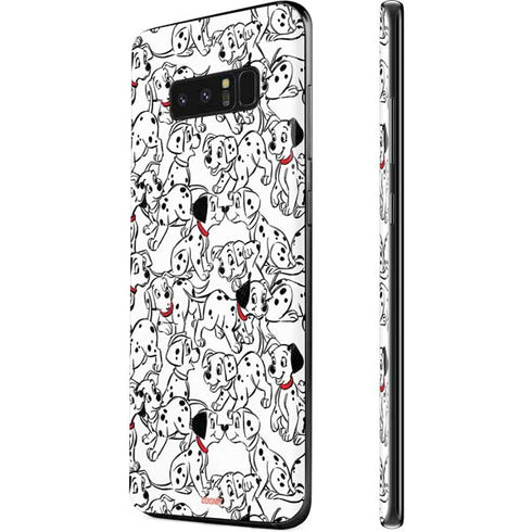 Disney 101 Dalmatians Pattern Galaxy Note 8 Skin