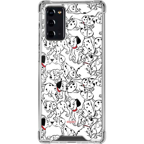 Disney 101 Dalmatians Pattern Galaxy Note20 5G Clear Case