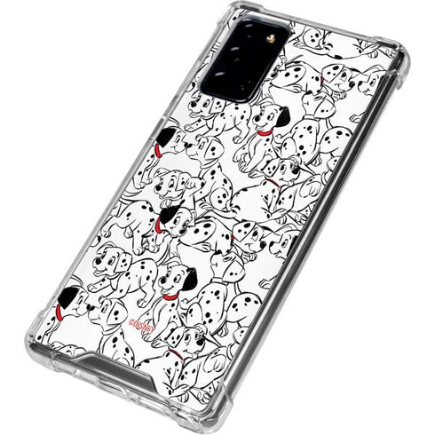 Disney 101 Dalmatians Pattern Galaxy Note20 5G Clear Case