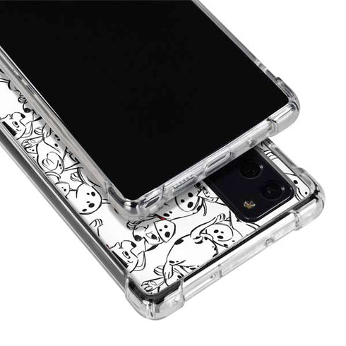 Disney 101 Dalmatians Pattern Galaxy Note20 5G Clear Case