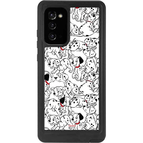 Disney 101 Dalmatians Pattern Galaxy Note20 5G Waterproof Case