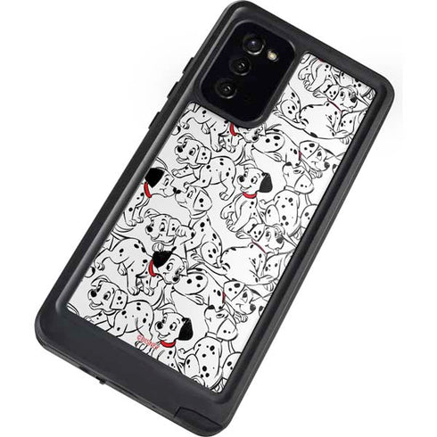 Disney 101 Dalmatians Pattern Galaxy Note20 5G Waterproof Case