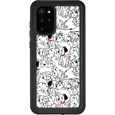 Disney 101 Dalmatians Pattern Galaxy S20 Plus Waterproof Case