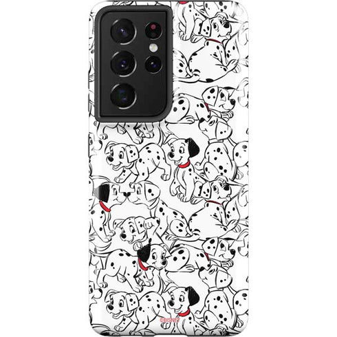 Disney 101 Dalmatians Pattern Galaxy S21 Ultra 5G Pro Case