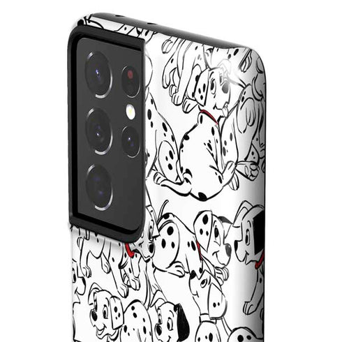 Disney 101 Dalmatians Pattern Galaxy S21 Ultra 5G Pro Case