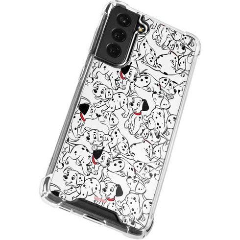 Disney 101 Dalmatians Pattern Galaxy S22 Plus Clear Case