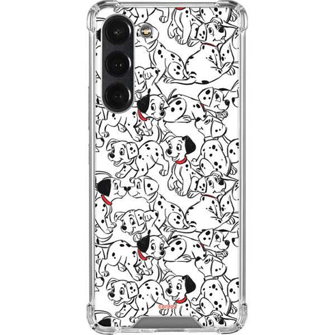 Disney 101 Dalmatians Pattern Galaxy S23 Plus Clear Case