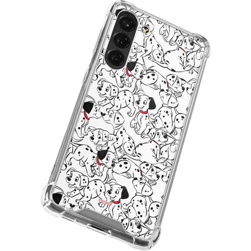 Disney 101 Dalmatians Pattern Galaxy S23 Plus Clear Case