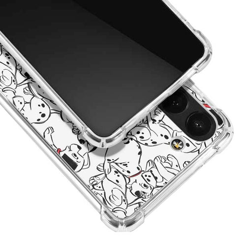Disney 101 Dalmatians Pattern Galaxy S23 Plus Clear Case