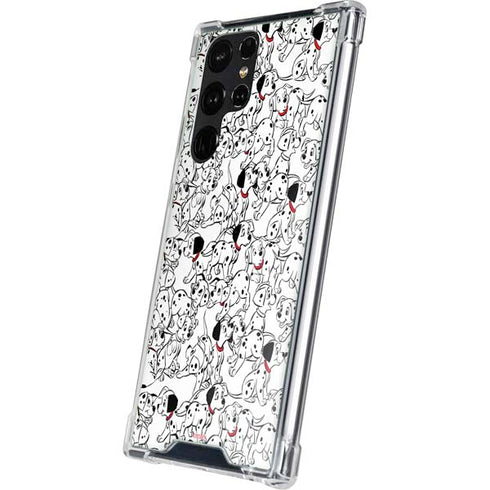 Disney 101 Dalmatians Pattern Galaxy S23 Ultra Clear Case
