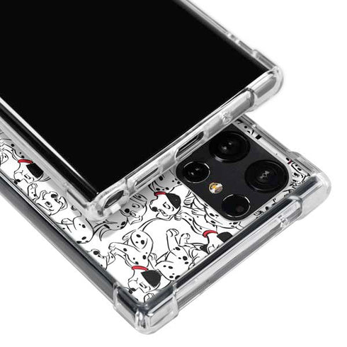 Disney 101 Dalmatians Pattern Galaxy S23 Ultra Clear Case
