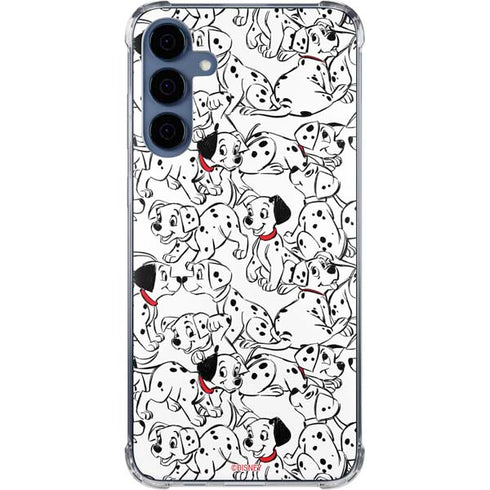 Disney 101 Dalmatians Pattern Galaxy S24 Clear Case