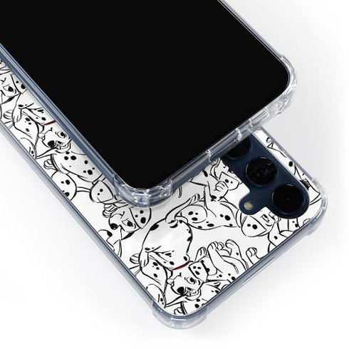 Disney 101 Dalmatians Pattern Galaxy S24 Clear Case
