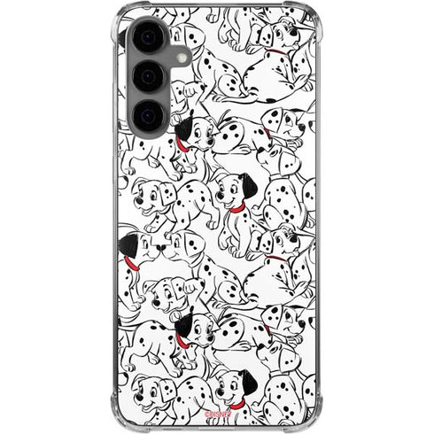 Disney 101 Dalmatians Pattern Galaxy S24 Plus Clear Case