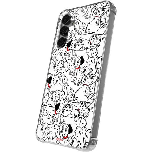Disney 101 Dalmatians Pattern Galaxy S24 Plus Clear Case