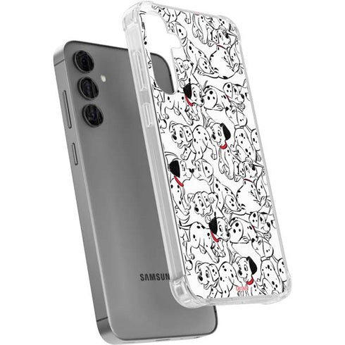 Disney 101 Dalmatians Pattern Galaxy S24 Plus Clear Case