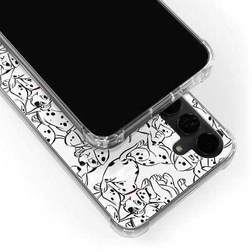 Disney 101 Dalmatians Pattern Galaxy S24 Plus Clear Case