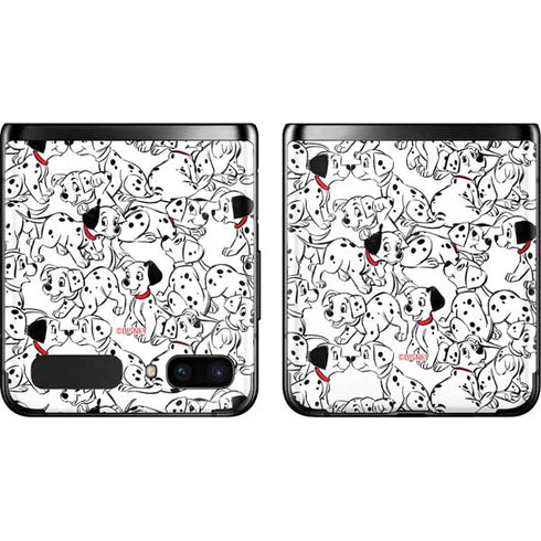 Disney 101 Dalmatians Pattern Galaxy Z Flip Skin