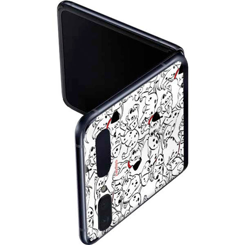 Disney 101 Dalmatians Pattern Galaxy Z Flip Skin