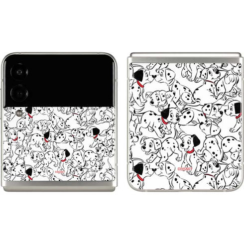 Disney 101 Dalmatians Pattern Galaxy Z Flip3 5G Skin