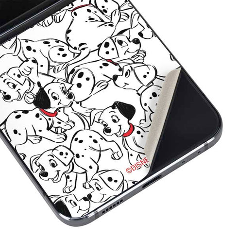Disney 101 Dalmatians Pattern Galaxy Z Flip5 5G Skin