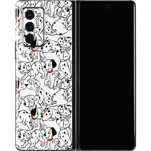 Disney 101 Dalmatians Pattern Galaxy Z Fold2 5G Skin