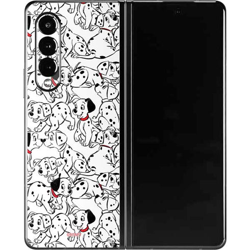 Disney 101 Dalmatians Pattern Galaxy Z Fold3 5G Skin