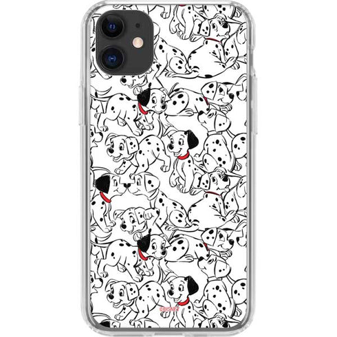 Disney 101 Dalmatians Pattern iPhone 11 Clear Case