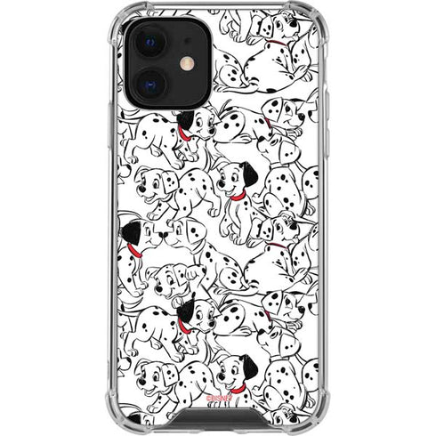 Disney 101 Dalmatians Pattern iPhone 12 Clear Case