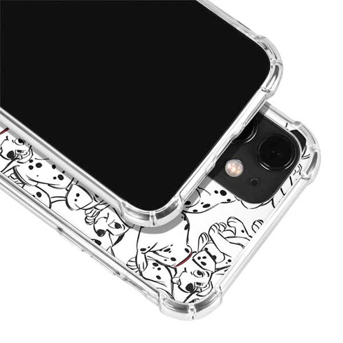 Disney 101 Dalmatians Pattern iPhone 12 Clear Case