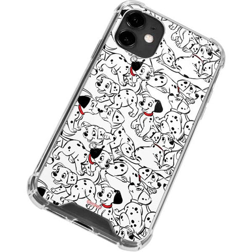 Disney 101 Dalmatians Pattern iPhone 12 Clear Case