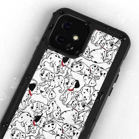 Disney 101 Dalmatians Pattern iPhone 12 Mini Waterproof Case