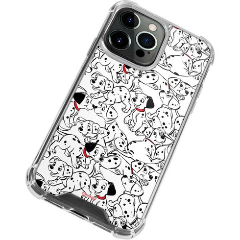 Disney 101 Dalmatians Pattern iPhone 13 Pro Clear Case