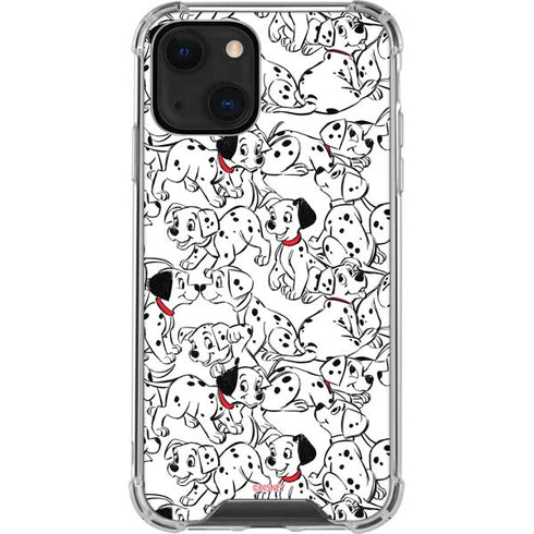 Disney 101 Dalmatians Pattern iPhone 14 Clear Case