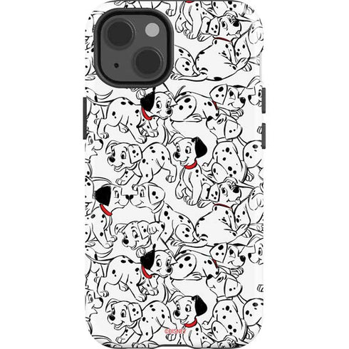 Disney 101 Dalmatians Pattern iPhone 14 Impact Case