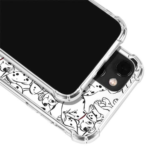 Disney 101 Dalmatians Pattern iPhone 14 Plus Clear Case