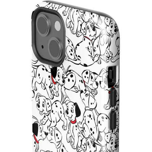 Disney 101 Dalmatians Pattern iPhone 14 Plus Impact Case