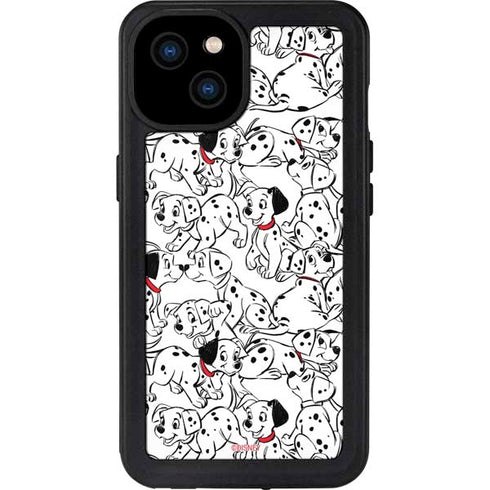 Disney 101 Dalmatians Pattern iPhone 15 Plus Waterproof Case