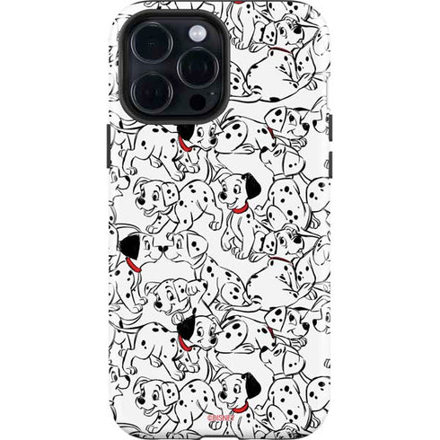Disney 101 Dalmatians Pattern iPhone 15 Pro Max Impact Case