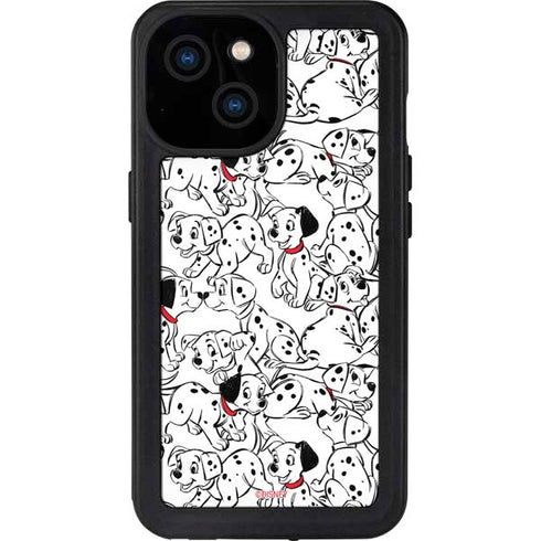Disney 101 Dalmatians Pattern iPhone 15 Waterproof Case