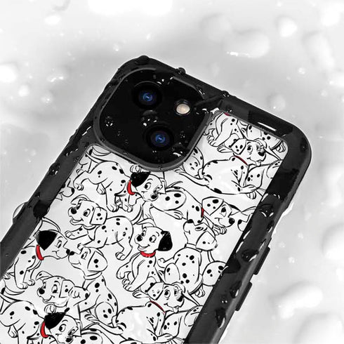 Disney 101 Dalmatians Pattern iPhone 15 Waterproof Case
