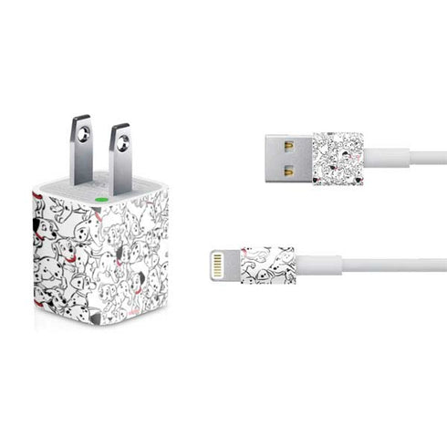Disney 101 Dalmatians Pattern iPhone Charger (5W USB) Skin