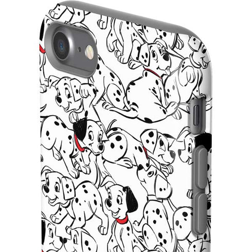 Disney 101 Dalmatians Pattern iPhone SE (2nd & 3rd Gen) Pro Case