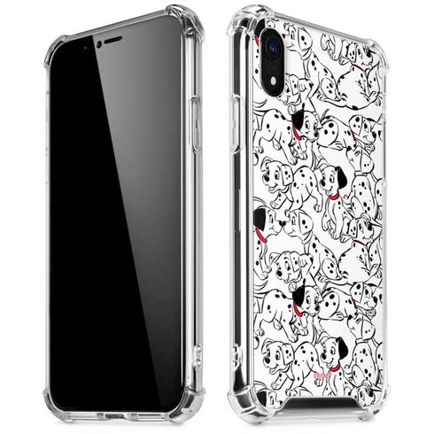 Disney 101 Dalmatians Pattern iPhone XR Clear Case