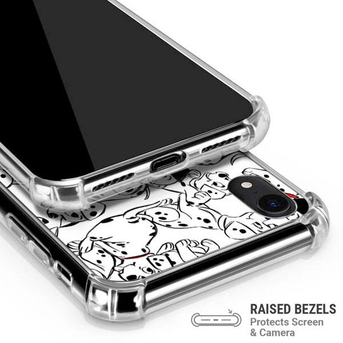 Disney 101 Dalmatians Pattern iPhone XR Clear Case